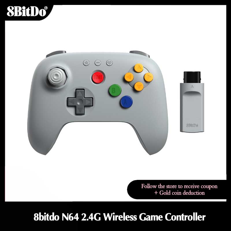 Gaming Accessories For Android - 8BitDo N64 2.4G Pengontrol Game Nirkabel