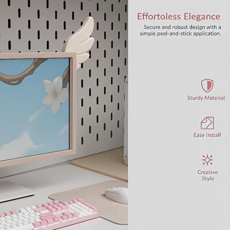 Gaming Accessories For Bedroom - 1 Pasang Sayap Monitor Cetak 3D,