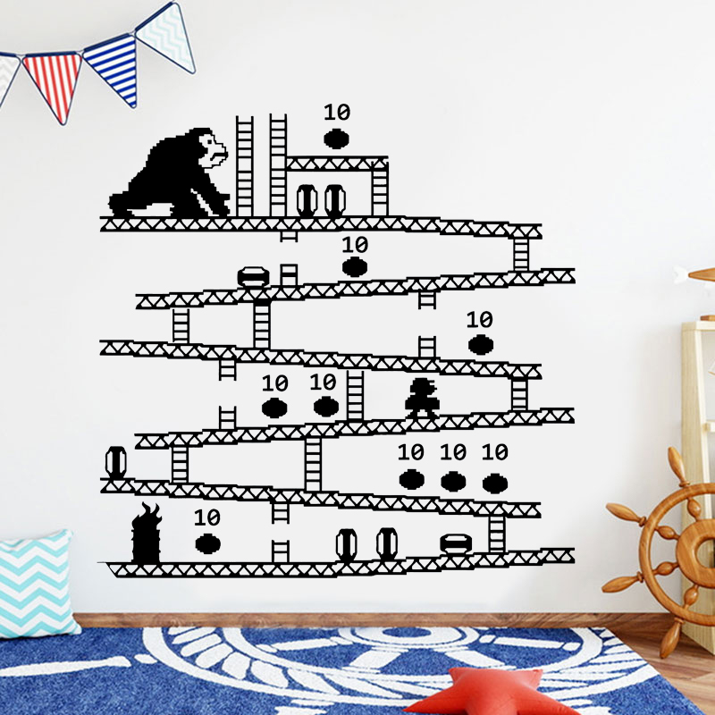 Gaming Accessories For Bedroom - Stiker Dinding Video Game Pengendali Game