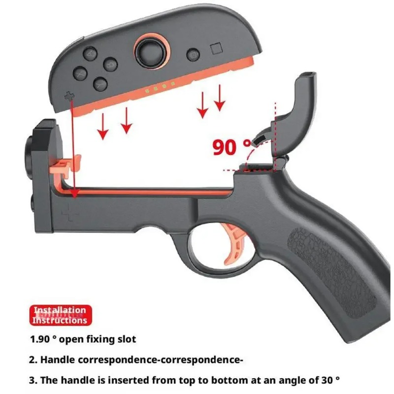Pegangan Pistol Game Switch2 K - Gaming Kit Accessories Nintendo Switch ulasan dan harga