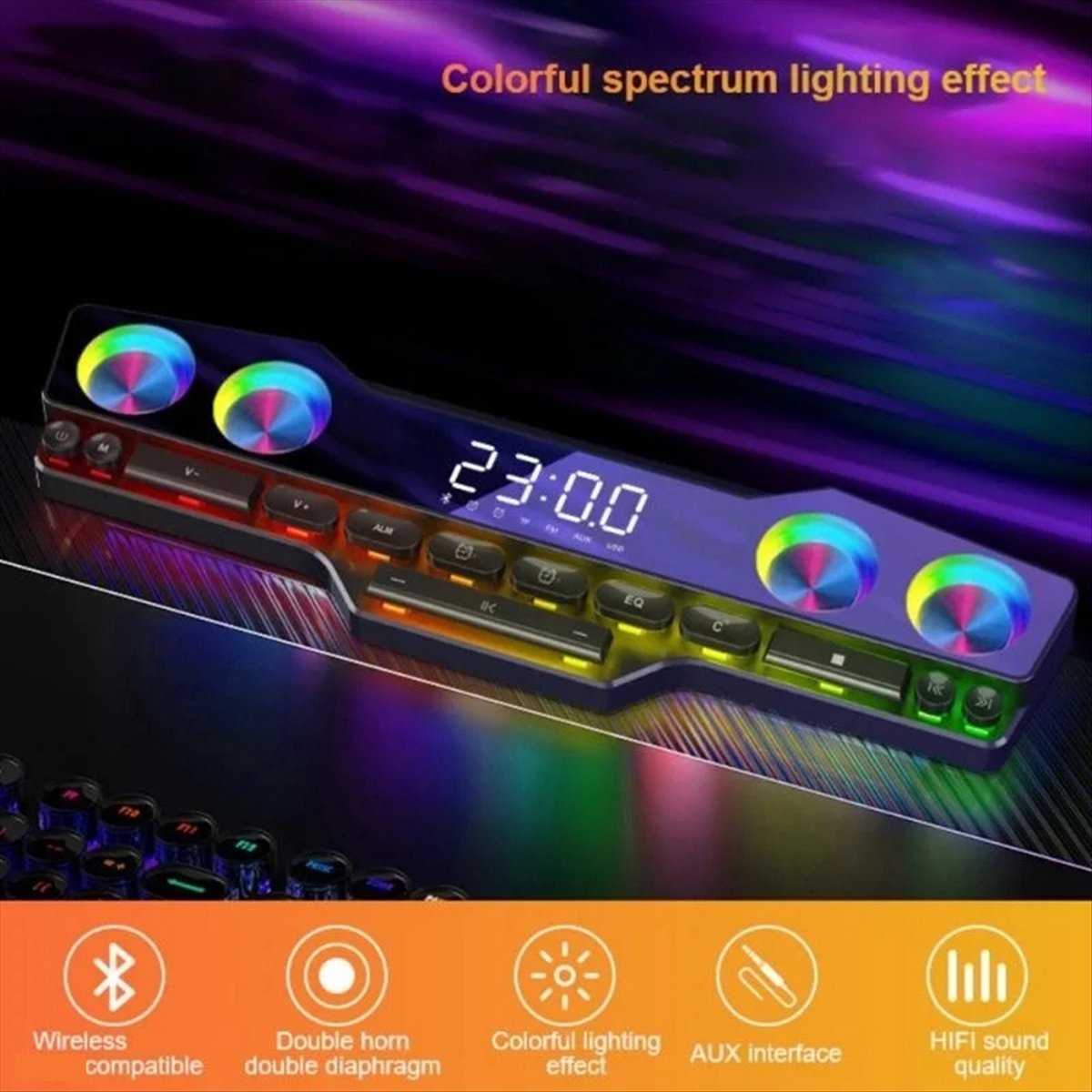 DTC5 V18 Speaker Warna-warni D - Gaming Accessories Kit ulasan dan harga