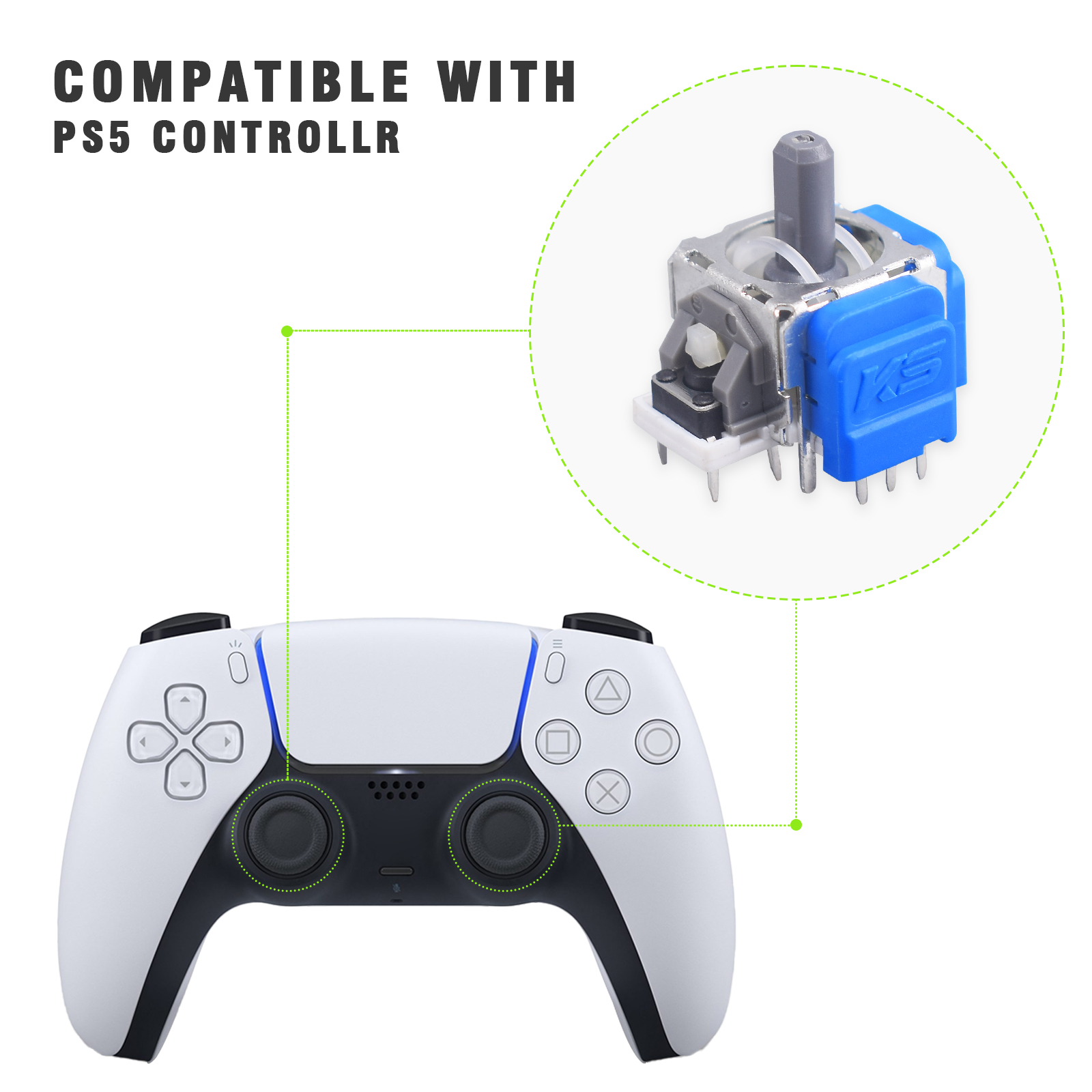 2PCS-20PCS TMR Pengganti Joyst - Gaming Accessories Ps4 ulasan dan harga