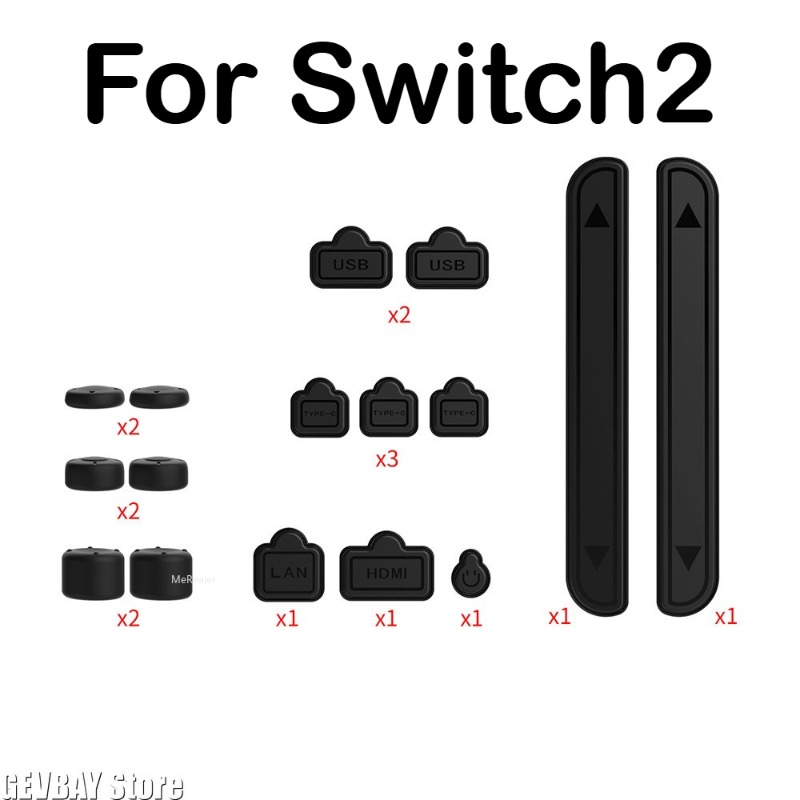 Penutup Port Anti Debu Silikon - Gaming Kit Accessories Nintendo Switch ulasan dan harga