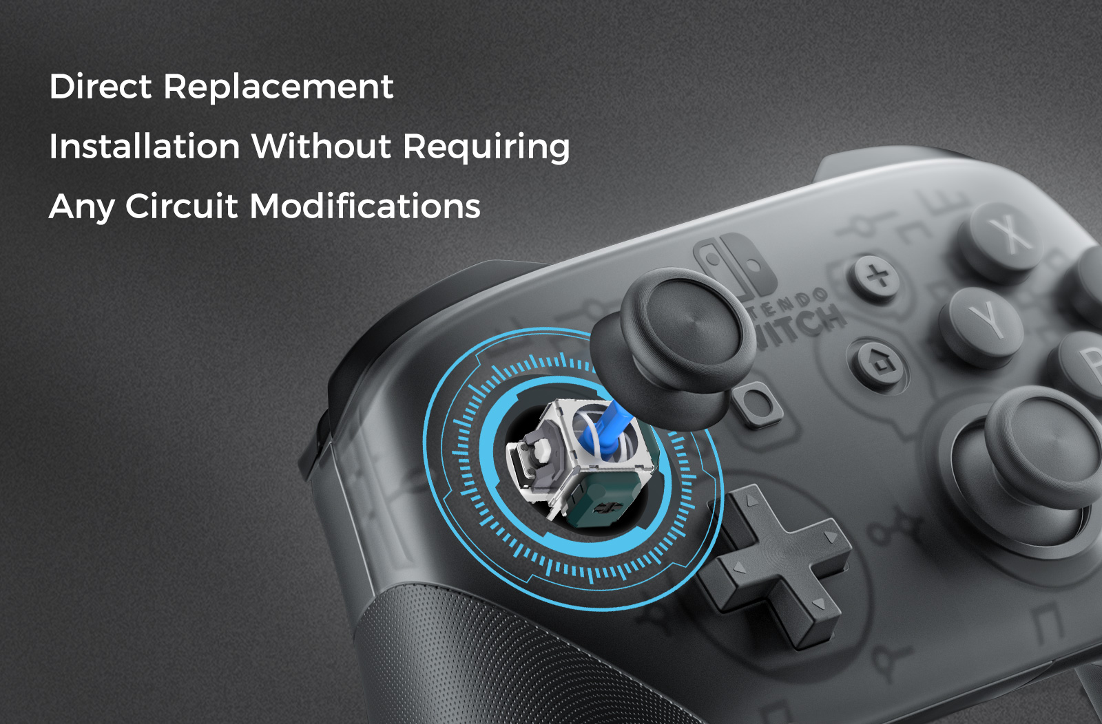 AKNES×HALLPI TMR Joystick Tanp - Gaming Accessories Ps4 ulasan dan harga