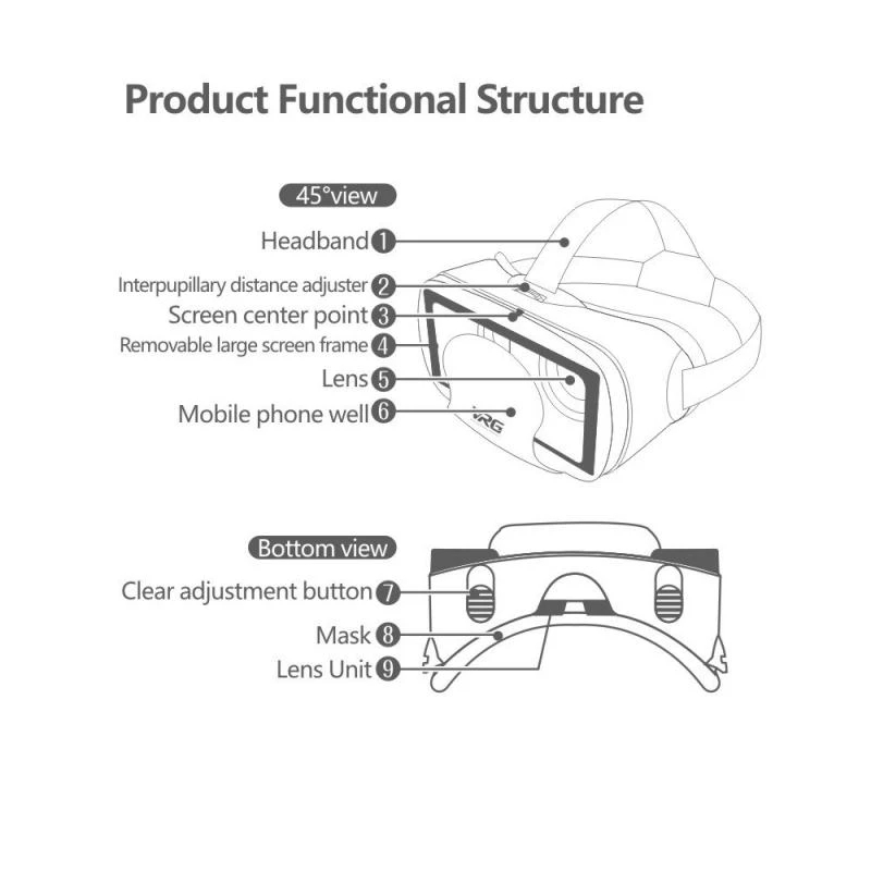 VRG Pro Kacamata Realitas Virt - Gaming Accessories For Android ulasan dan harga