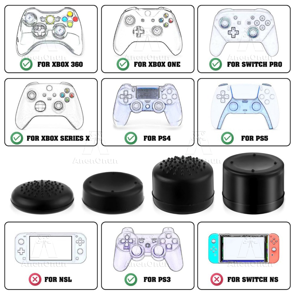 8 buah tutup pengontrol pegang - Gaming Accessories Ps4 ulasan dan harga