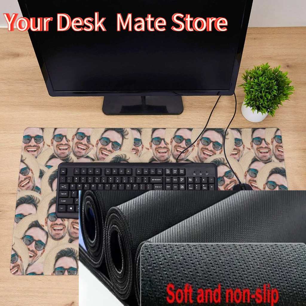 Alas Meja Kustom Gambar Wajah  - Gaming Accessories Photo ulasan dan harga