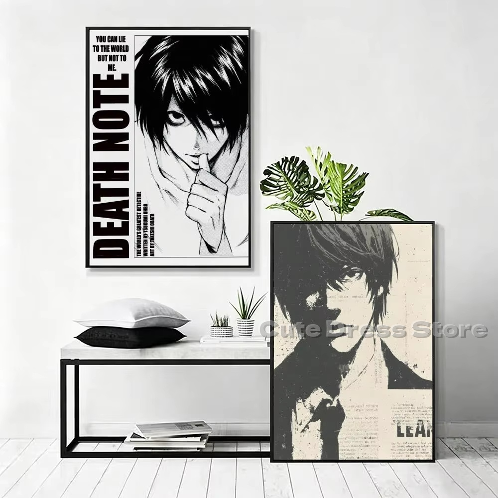 Lukisan Kanvas Death Note Tanp - Gaming Accessories For Bedroom ulasan dan harga