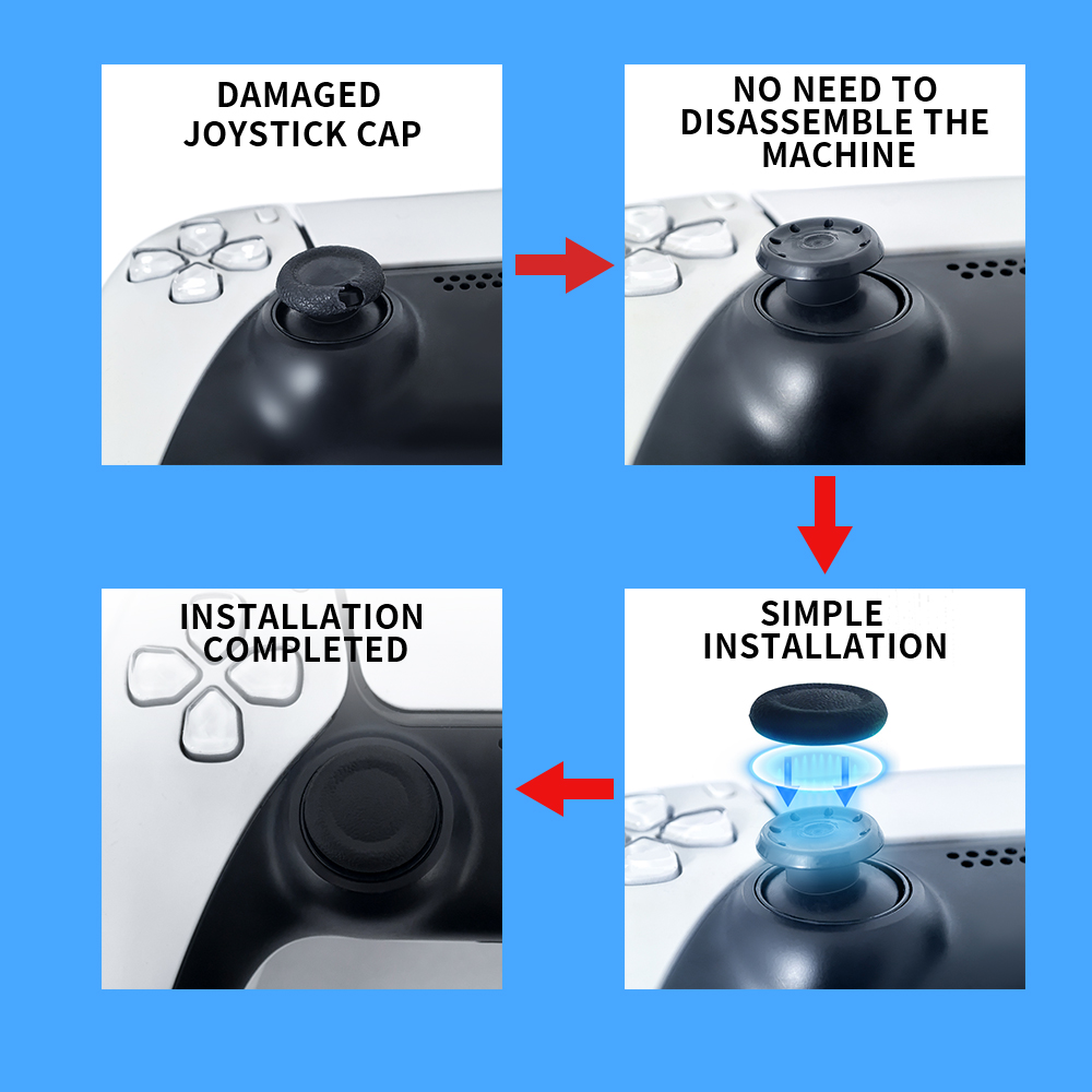 2-6 Pcs Tutup Pegangan Jempol  - Gaming Accessories Ps4 ulasan dan harga